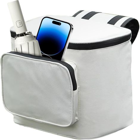 Organizer universale per schienale di bicicletta, borsa da viaggio per schienale di moto Organizer per borsa da viaggio per motociclista, organizer per casco (1/4)