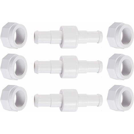 Tuyau rotatif D20 avec écrou de tuyau D15 compatible avec Zodiac Polaris 280, 380, 180 - pièces détachées pour nettoyeur de piscine 3 pcs H (1/5)