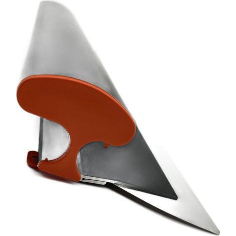 Espátula para enyesado Atlas Tools de 25 cm (250 mm), hoja profesional Atlas Tools, anodizada en negro, para masilla y construcción. (1/5)