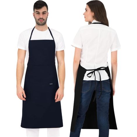 Küchenschürzen für Damen und Herren zum Kochen, Heimwerken, Malen und Backen - EN ISO 13688
