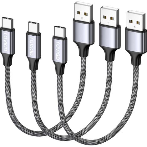 Cable USB C Charge Rapide 3.1A [0.5M] Câble USB vers USB C Nylon (1/5)