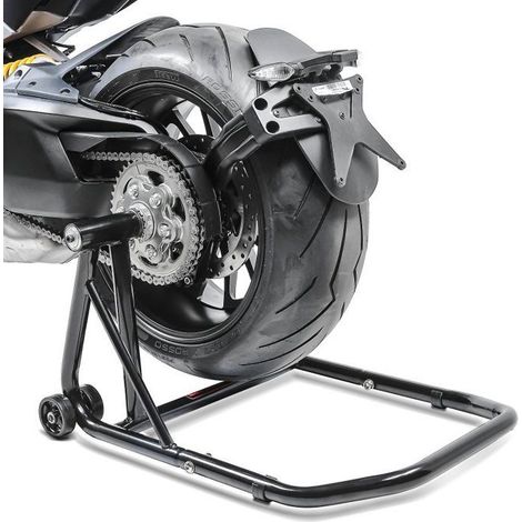 CS Supporto singolo da officina per Honda CB 1000 R 21-25 nero con adattatore incluso