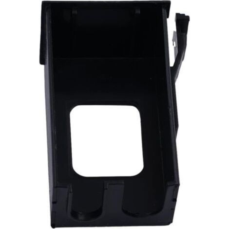 Caja de batería de 9 V para micro de guitarra acústica EQ-7545R, pieza de recambio en ABS negro con acceso fácil