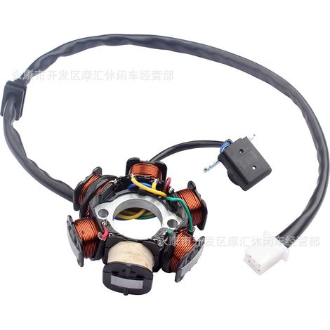 Skateboard, Motorcycle, Moped, ATV, Four-wheeled GY6 50-150CC Six-pole Coil Magneto Stator (1/5)