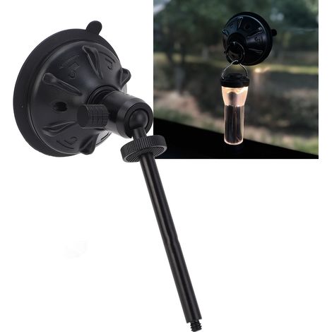 Porte-Flambeau Camping avec Ventouse Adjustable 360° : Support Lumière Métal Portable pour Aventure Outdoor (1/5)