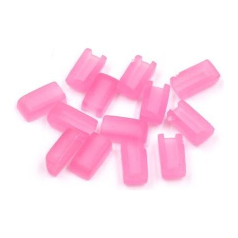 Jandei - Capuchón final tira LED neon 12v 6x12mm Rosa IP20