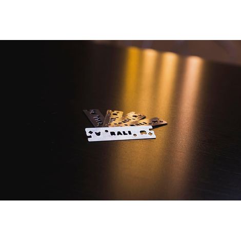 Set 5 lames chrome originales RALI 30 mm (1/3)