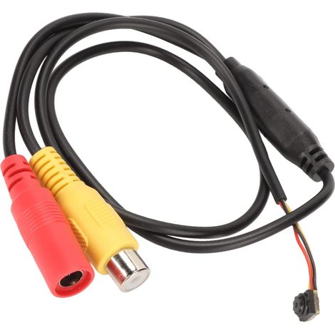 Mini Caméra de sécurité, 800TVL Mini Caméra de Surveillance CCTV CMOS Home Video Sound Caméra Analogique Sortie AV, Plug and Play, Facile à Installer (1/5)