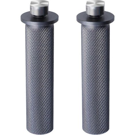 Rail de guidage en alliage d'aluminium pour établi, butée de frein à cheville, étau de table de travail pour le travail du bois, trou de 20 mm, bloc de fin de course. (1/5)