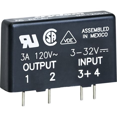 Crydom Halbleiterrelais MP240D3 3 A Schaltspannung (max.): 280 V/AC Nullspannungsschaltend 1 St.