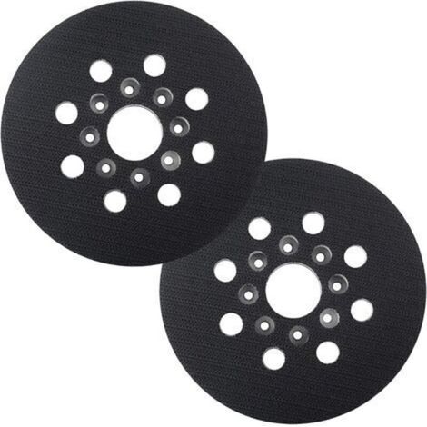 125 mm Plateau de ponçage Compatible avec Bos-ch PEX 220 A,GEX 125-1 AE,PEX 220 AE, Skil 7402/7490,2 pièces (1/5)