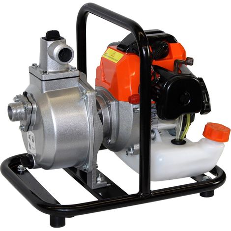 Gt Garden – Pompe à eau thermique 52 cm3 – Débit 10 000 litres/heure – Hauteur d'aspiration 8 m – Réservoir 1.2 litre – Moteur 2 temps (1/5)