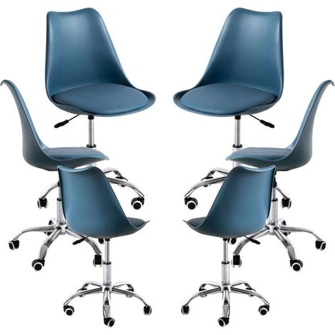 Packs Sillas - Pack 6 Sillas Neo - Azul Petróleo