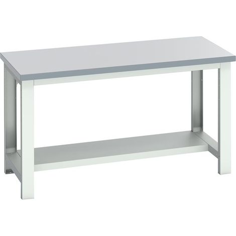 Bott 41003653.16V Cubio Bench with Half Shelf, Laminate Top 1500 x 750mm