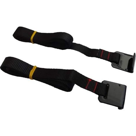 Bardusch-Paire sangles porte-vélo coffre – 100 cm – crochet – compatibilité à vérifier – sécurisation vélo (1/4)