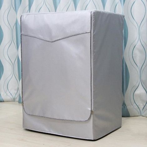 Housse Machine À Laver - Tissu Oxford Étanche - Protection Anti-poussière Et Antisolaire - Convient Tailles S M L XL - 1 Pièce