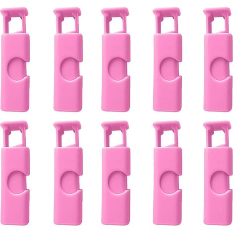 Lot de 10 clips réutilisables pour sacs à pain et aliments, fermeture hermétique, pour la cuisine, le garde-manger et le rangement des emballages.-AquaForge (1/5)