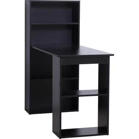 Bureau multi-rangement Elina noir (1/5)
