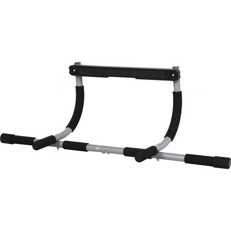 Matériel de fitness - Barre de traction porte - Support entraînement multifonction - Acier avec poignées mousse (1/5)