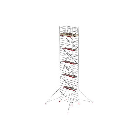Altrex Fahrgerüst RS Tower 42 Aluminium mit Holz-Plattform 12,20m AH 1,35x2,35m