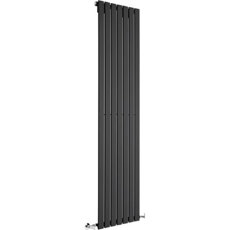 Radiateur Design Alpha - Vertical Noir 178 cm x 49 cm x 4.6 cm 1154 Watts