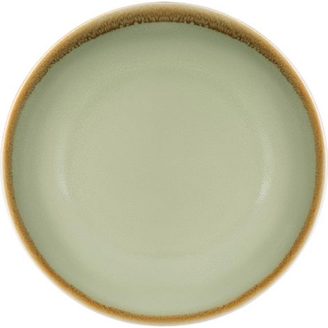 Assiette Plate Ronde Couleur Mousse Kiln 230mm (Lot de 6) - Ref SA283 - Olympia (1/5)