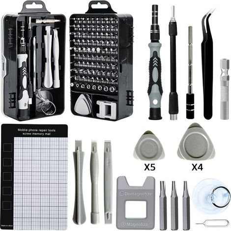 Kit di cacciaviti di precisione resistenti, piccolo set di cacciaviti Torx per MacBook, iPhone, riparazioni, occhiali, progetti fai da te, orologi, smartphone. Il regalo perfetto per gli amanti del fa (1/5)