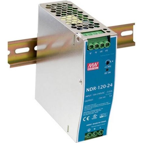 Alimentation rail DIN Mean Well NDR-120-12 12 V/DC 10 A 153 W Nbr. de sorties:1 x