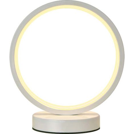 Lampe de Chevet LED, Lampe de Table à Base Ronde à Commande Tactile, Style Moderne pour l'intérieur et la Chambre à Coucher (3 couleurs de gradation) (1/5)