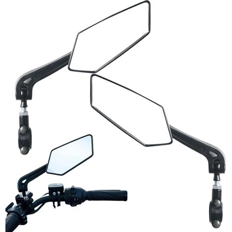 Rétroviseurs Latéraux pour Moto - Réglable et Pliable - Équipement Stable à (1/5)