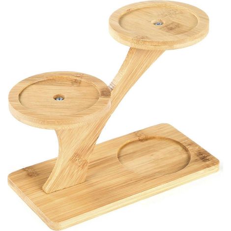 Support pour bonsaï, robuste, à 3 niveaux, pour pots de fleurs, idéal pour étagère ou table - Grand modèle