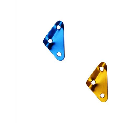 2pcs Aluminum Alloy Triangle Wind Rope Buckle, Anti-Slip Rope Buckle Accessories, Adjustable Buckle Outdoor Tent Shade Rope, Tent Awning Rope