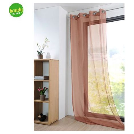 Tenda monna sa Stof con velo misura 140 x 280 cm colore terracotta (1/4)