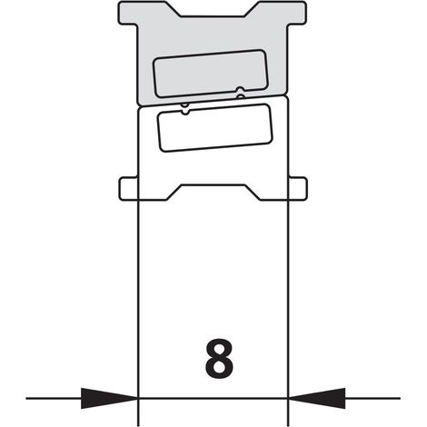 Kermi 6003988 4285 1x Magnetleiste