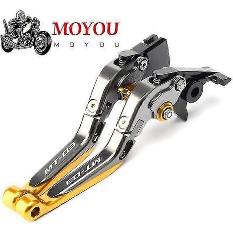 Accessoires moto Yamaha MT-03 MT03 MT 03 2015 2016 2017 2018 2019 2020 2021 Leviers de frein et d'embrayage pliables et extensibles (R) (1/5)