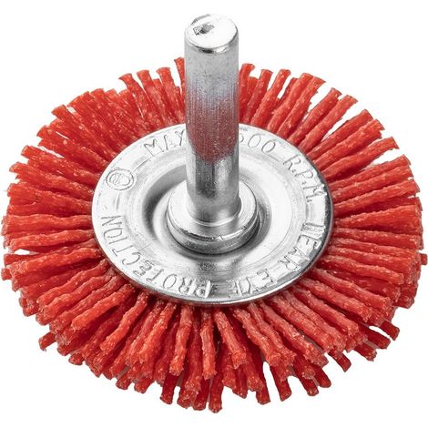 Brosse nylon disque Graphite 57t421 50 mm 4500 tr/min