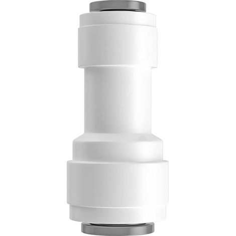 1 Pièces Raccords de Filtre à Eau, 3/8" à 1/4" Connecteurs Droits Push-Fit pour Système RO, Purificateur D'eau (1/5)