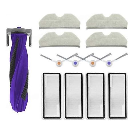 Accessoires pour aspirateur robot Narwal Freo X Plus : brosse principale, brosse latérale, filtre HEPA, lingette de nettoyage (1/5)