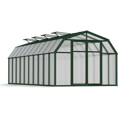 Canopia Hobby Gardener Invernadero De Jardín Policarbonato Dople Capa 641X266X208 cm Verde (1/5)