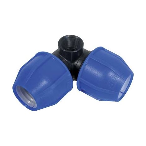 GOMITO A COMPRESSIONE POP-UP FILETTO FEMMINA PN16 - MM 32X32X3/4F- 5 pezzi