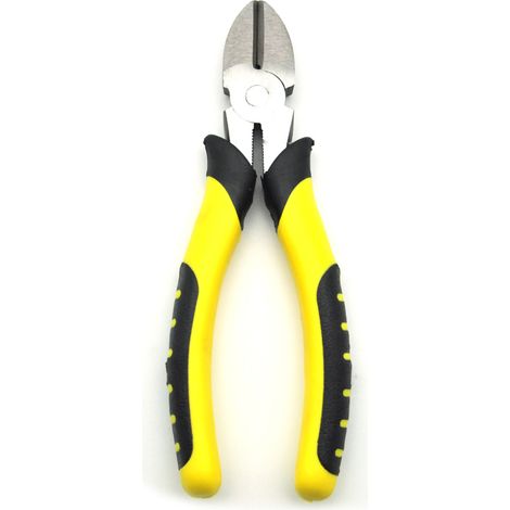 Pince combinée acier haute carbone, lot d'outils pour électricien, coupe-fil domestique, pince coupante diagonale 8 pouces