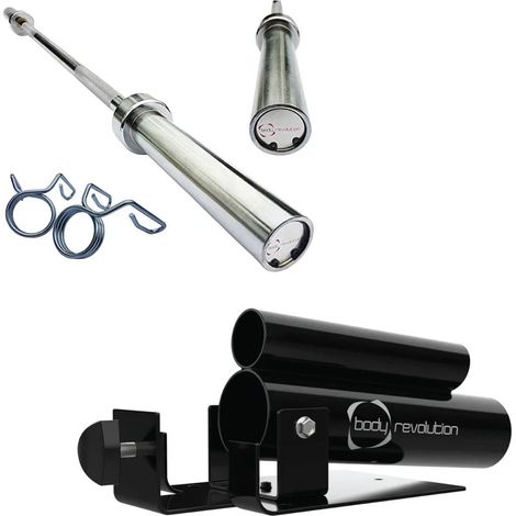Body Revolution 4ft Barbell Bar & T-Bar Row Bundle (1/5)