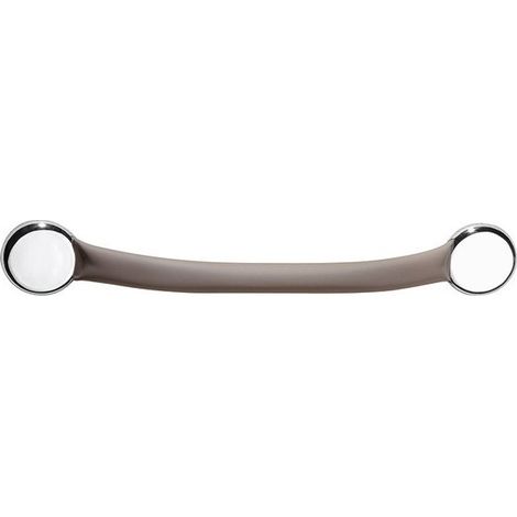 Barra Monoposte de Acero Inoxidable Soft 37cm Taupe