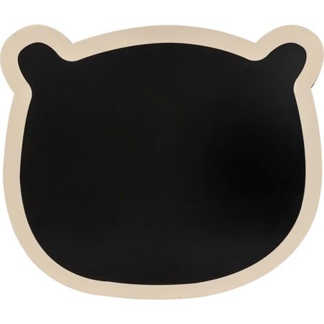 Tableau Ardoise Murale "Ourson" 53cm Noir (1/3)