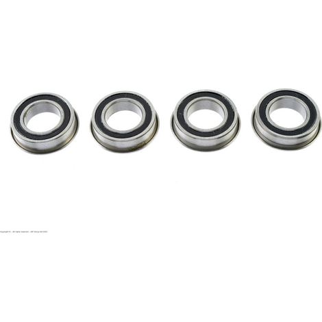 Revtec - Ball Bearing - Chrome Steel - ABEC 3 - Rubber Shielded - 8X14X4 - Flanged - MF148-2RS - 4 pcs