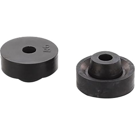 Gummistopfen EPDM-Dichtung ø M10 Gummipuffer für Stockschrauben, schwarz