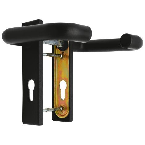 Poignée porte FH-DD-Grt. ovale Kursch.PZ.Kst.schwarz (1/4)