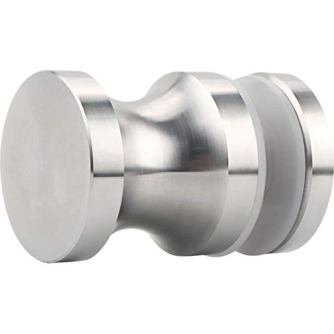 Duschtürgriff, Schiebetürknopf für Dusche, einseitige Zugbeschläge, Ersatzteile für Badezimmertüren, L9000-LS SUS304 Stahl, gebürstetes Nickel (1/4)