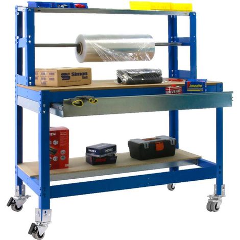Simonrack Banco da lavoro pratico in legno robusto 400 kg