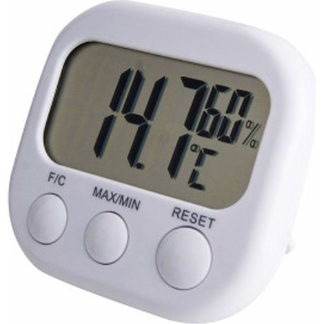 Hygromètre thermomètre d'ambiance - Haute précision - Indicateur numérique de température et d'humidité (1/4)